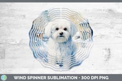 GorgeousWinter Dogs Wind Spinner design.