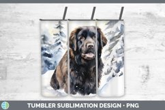 GorgeousWinter Dogs Tumbler design.