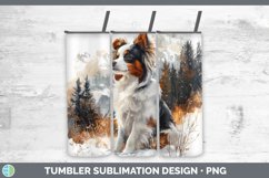GorgeousWinter Dogs Tumbler design.