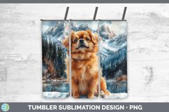 GorgeousWinter Dogs Tumbler design.