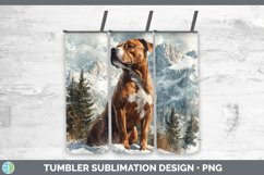 GorgeousWinter Dogs Tumbler design.