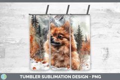GorgeousWinter Dogs Tumbler design.