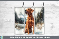 GorgeousWinter Dogs Tumbler design.
