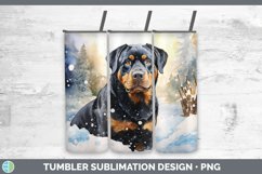GorgeousWinter Dogs Tumbler design.