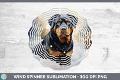 GorgeousWinter Dogs Wind Spinner design.