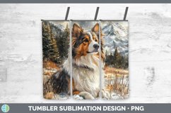 GorgeousWinter Dogs Tumbler design.