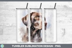 GorgeousWinter Dogs Tumbler design.