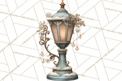 Winter Wonderland Clipart, Holiday Animals Digital Art PNG Product Image 2