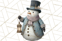 Winter Wonderland Clipart, Holiday Animals Digital Art PNG Product Image 4