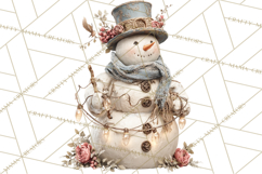 Winter Wonderland Clipart, Holiday Animals Digital Art PNG Product Image 3