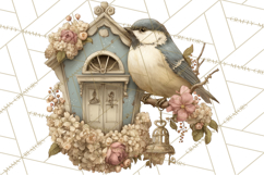 Winter Wonderland Clipart, Holiday Animals Digital Art PNG Product Image 2