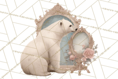 Winter Wonderland Clipart, Holiday Animals Digital Art PNG Product Image 2