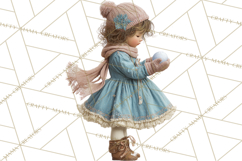 Winter Wonderland Clipart, Holiday Animals Digital Art PNG Product Image 4