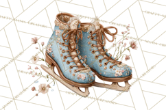 Winter Wonderland Clipart, Holiday Animals Digital Art PNG Product Image 2