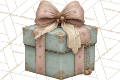 Winter Wonderland Clipart, Holiday Animals Digital Art PNG Product Image 4
