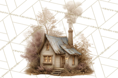 Winter Wonderland Clipart, Holiday Animals Digital Art PNG Product Image 5