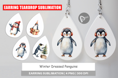 Earring Winter Penguins Product Image 1