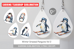 Earring Winter Penguins Product Image 1