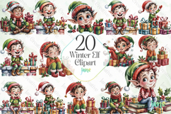 Winter Elf Clipart Product Image 1