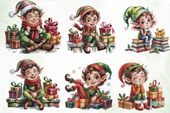 Winter Elf Clipart Product Image 7