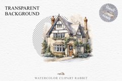 Winter English Cottage Christmas House Snow Covered Clipart Nursery wall art card making collage printable files xmas decor junk journal sublimation santa watercolor Christmas Winter English cottage House clipart, victorian Landscape snowing, holiday 
