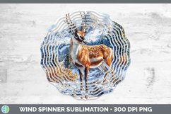 GorgeousWinter Exotic Animals Wind Spinner design.