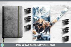 GorgeousWinter Exotic Animals Pen Wrap design.