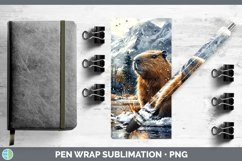 GorgeousWinter Exotic Animals Pen Wrap design.