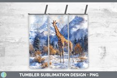 GorgeousWinter Exotic Animals Tumbler design.