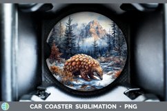 GorgeousWinter Exotic Animals Car Coaster design.