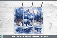 GorgeousWinter Exotic Animals Tumbler design.