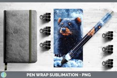 GorgeousWinter Exotic Animals Pen Wrap design.