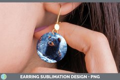 GorgeousWinter Exotic Animals Round Earrings design.