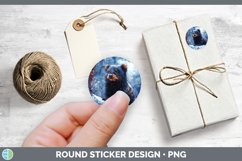 GorgeousWinter Exotic Animals Stickers design.