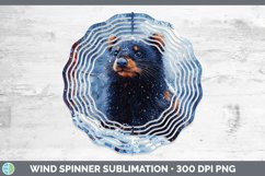 GorgeousWinter Exotic Animals Wind Spinner design.
