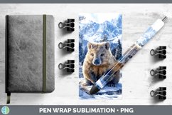 GorgeousWinter Exotic Animals Pen Wrap design.