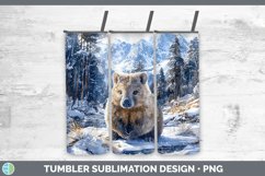 GorgeousWinter Exotic Animals Tumbler design.
