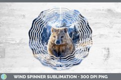 GorgeousWinter Exotic Animals Wind Spinner design.