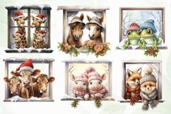 Winter Family Animals Sublimation Product Image 3