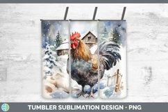 GorgeousWinter Farm Animals Tumbler design.