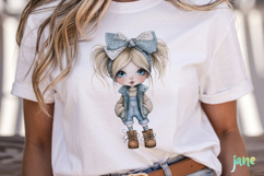 Winter Fashion Little Girl Clipart Product Image 2