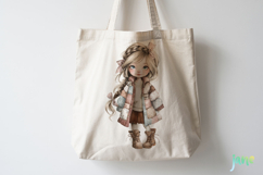 Winter Fashion Little Girl Clipart Product Image 3