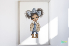 Winter Fashion Little Girl Clipart Product Image 4