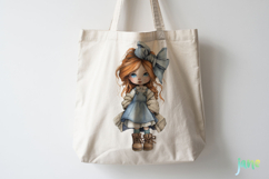 Winter Fashion Little Girl Clipart Product Image 4