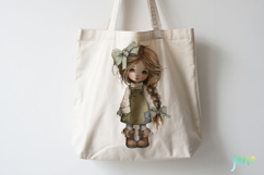 Winter Fashion Little Girl Clipart Product Image 3