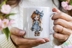 Winter Fashion Little Girl Clipart Bundle Product Image 2