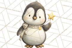 Festive Animals Clipart, Watercolor Critters Digital PNG Product Image 2