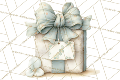 Festive Animals Clipart, Watercolor Critters Digital PNG Product Image 2