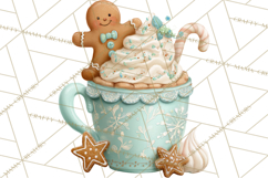 Festive Animals Clipart, Watercolor Critters Digital PNG Product Image 5