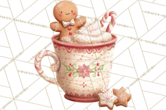 Festive Animals Clipart, Watercolor Critters Digital PNG Product Image 2